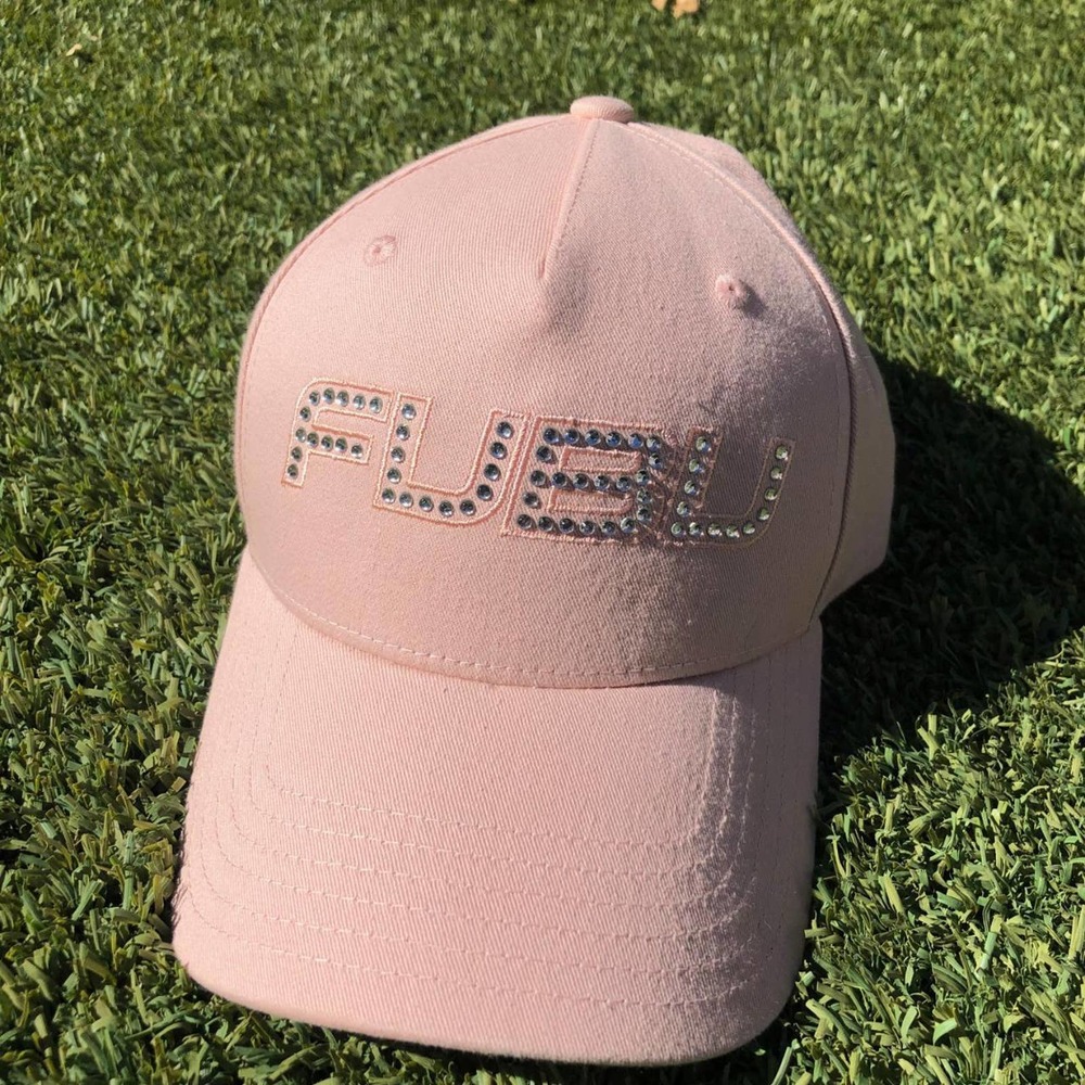 Fubu y2k rose rhinestone strapback